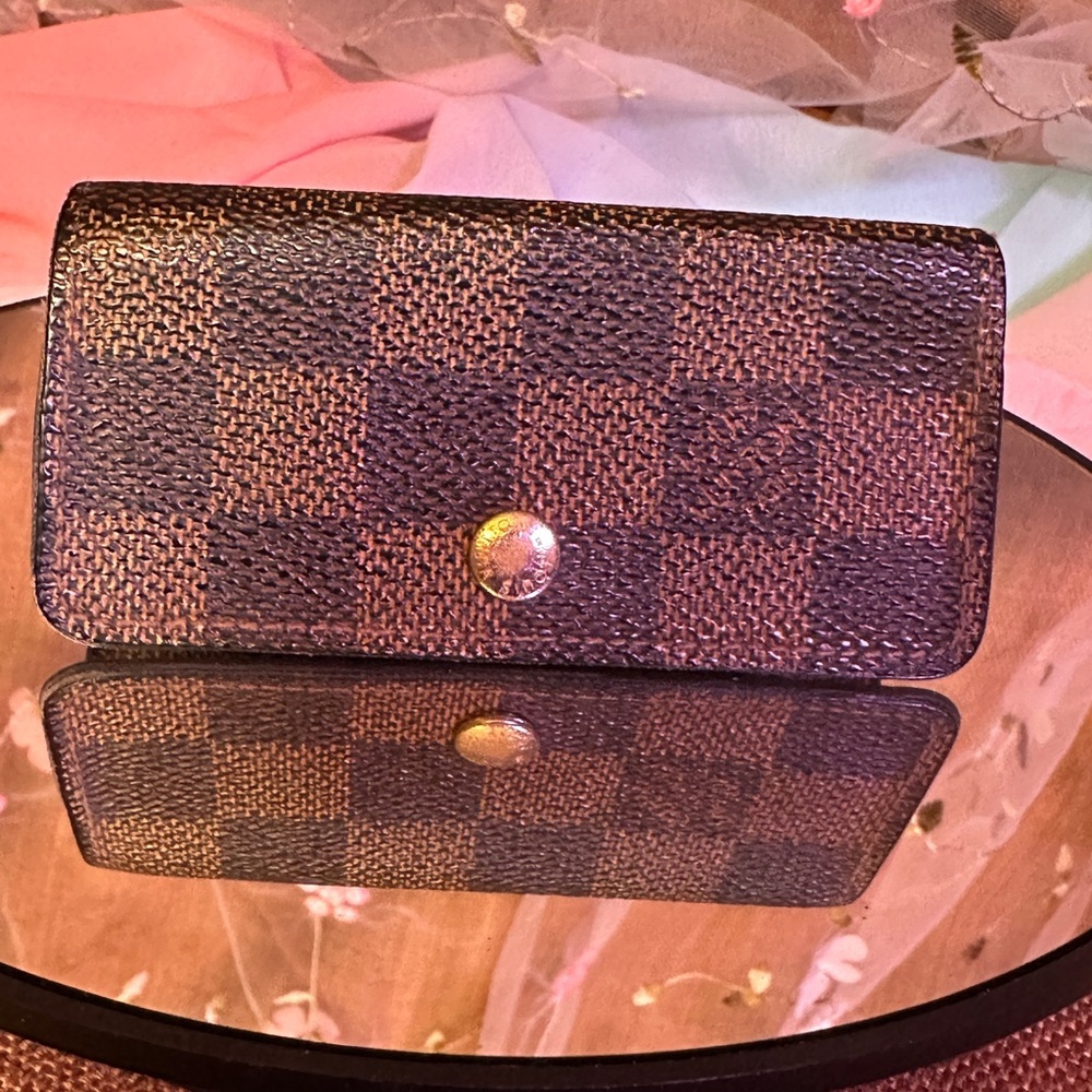 Louis Vuitton Damier Ebene 4 Key Cles / Wallet